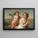 Die Versuchung des Eros - Anonym — gerahmtes Bild an der Wand