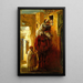 Das Treffen - Anonym — gerahmtes Bild an der Wand