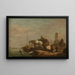 La charrette - Anonym — gerahmtes Bild an der Wand