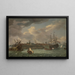 L'île d'Onrust près de Batavia - Anonyme — gerahmtes Bild an der Wand
