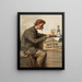 Der Philosoph - Anonym — gerahmtes Bild an der Wand