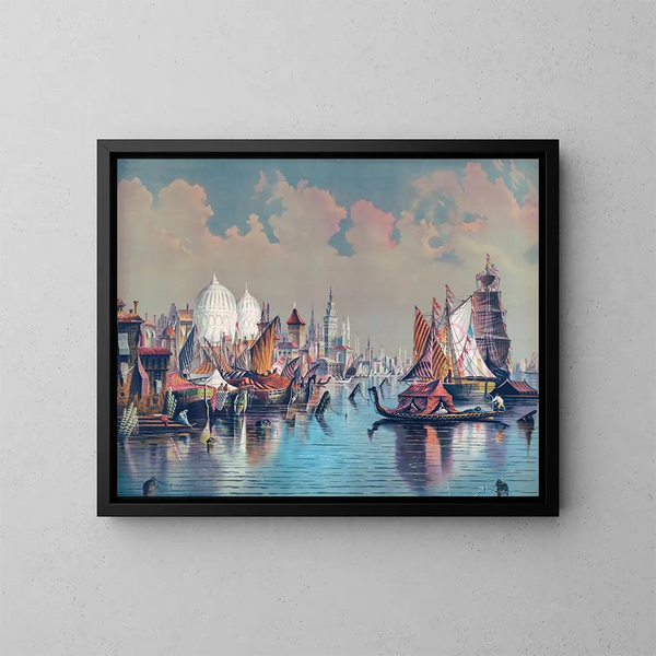 Venedig, Stolz des Meeres - Anonym — gerahmtes Bild an der Wand