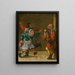 Tanz des Dorfes - Anonym — gerahmtes Bild an der Wand