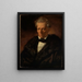 Portrait des Professors Karl Theodor Welcker - Anselm Feuerbach — gerahmtes Bild an der Wand