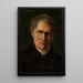 Portrait eines alten Mannes - Anselm Feuerbach — gerahmtes Bild an der Wand