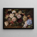 Blumenstudie - Anselm Feuerbach — gerahmtes Bild an der Wand