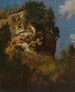 Landschaft mit Felsen - Anselm Feuerbach — Ansicht des Kunstwerks