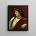 Nanna in Bacchantin - Anselm Feuerbach — gerahmtes Bild an der Wand