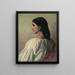 Nanna - Anselm Feuerbach — gerahmtes Bild an der Wand