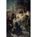 Reproduktion des Gemäldes La Mort de Pietro Aretino - Anselm Feuerbach