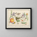 Ensemble d'histoire naturelle n° 12 Feuille de mélange - Anselmus Botius de Boodt — gerahmtes Bild an der Wand
