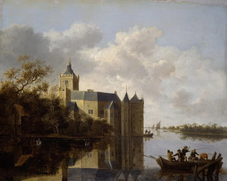 Das Schloss Montfoort bei Utrecht - Anthonie Jansz van der Croos — Ansicht des Kunstwerks