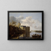Das Schloss Montfoort bei Utrecht - Anthonie Jansz van der Croos — gerahmtes Bild an der Wand
