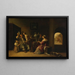Innenansicht des Wachsaals - Anthonie Palamedesz — gerahmtes Bild an der Wand
