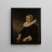 Portrait einer Frau wahrscheinlich Jacobmina de Grebber - Anthonie Palamedesz — gerahmtes Bild an der Wand