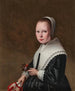 Portrait einer Mädchen - Anthonie Palamedesz — Ansicht des Kunstwerks