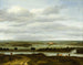Panorama-Gemälde mit Landschaft bei Rhenen mit der Huis ter Lede - Anthonie van Borssom — Ansicht des Kunstwerks