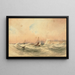 Marine-Gemälde - Anthony Vandyke Copley Fielding — gerahmtes Bild an der Wand