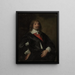 Ein Porträt von Sir Robert Howard - Antoine van Dyck — gerahmtes Bild an der Wand