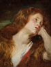 Eine junge Frau, die ihren Kopf ruht, wahrscheinlich die Maria Magdalena Bußerin - Antoine van Dyck — Ansicht des Kunstwerks