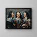 Charles Ier - Antoine van Dyck — gerahmtes Bild an der Wand