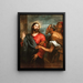 Der Christus des Raumes - Antoine van Dyck — gerahmtes Bild an der Wand