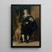 James Stuart 1612-1655 Herzog von Richmond und Lennox - Antoine van Dyck — gerahmtes Bild an der Wand