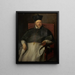 Joannes Malderus Bischof von Antwerpen - Antoine van Dyck — gerahmtes Bild an der Wand