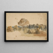 Landschaft - Antoine van Dyck — gerahmtes Bild an der Wand