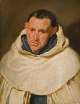 Anthony van Dyck - Portrait Of A Carmelite Monk Head And Shoulders.webp