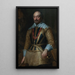 Portrait von Jean VIII. Graf von Nassau-Siegen - Antoine van Dyck — gerahmtes Bild an der Wand