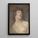 Studie eines jungen Mannes, der nach oben schaut Saint Sébastien - Antoine van Dyck — gerahmtes Bild an der Wand
