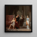 Antiochus und Stratonice - Jacques Antoine Vallin — gerahmtes Bild an der Wand