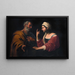 Der Verrat des heiligen Petrus - Antiveduto Gramatica — gerahmtes Bild an der Wand