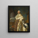 Portrait de Louis XVI de France en tenue de sacre - Antoine-François Callet — gerahmtes Bild an der Wand