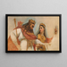 Clovis und Clotilde - Antoine-Jean Gros — gerahmtes Bild an der Wand