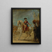 Der General Bonaparte überreicht den Ehren-Säbel an die Grenadiere der Garde nach der Schlacht von Marengo - Antoine-Jean Gros — gerahmtes Bild an der Wand