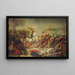 Die Schlacht bei Abukir 25. Juli 1799 - Antoine-Jean Gros — gerahmtes Bild an der Wand