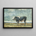 Stier - Antoine-Louis Barye — gerahmtes Bild an der Wand