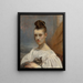 Portrait der Tochter des Künstlers, Clara - Antoine-Louis Barye — gerahmtes Bild an der Wand
