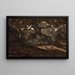 Zwei Rehe ruhen im Fontainebleau-Wald - Antoine-Louis Barye — gerahmtes Bild an der Wand