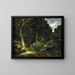 Vue de la forêt de Fontainebleau - Antoine-Louis Barye — gerahmtes Bild an der Wand