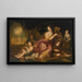 Allegorie der Musik - Antoine Coypel — gerahmtes Bild an der Wand