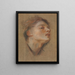 Kopf eines jungen Mannes - Antoine Coypel — gerahmtes Bild an der Wand