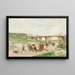 Kinder spielend - Antoine Édouard Joseph Moulinet — gerahmtes Bild an der Wand