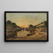 La Seine et le Pont Marie - Antoine Guillemet — gerahmtes Bild an der Wand