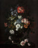 Vase de fleurs sur un entablement en pierre - Antoine Monnoyer — Ansicht des Kunstwerks