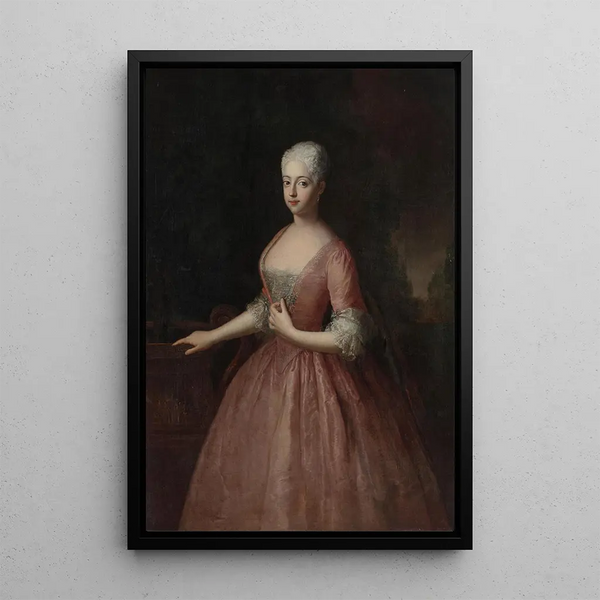 Reproduktion des Gemäldes Margrave Frédérique Louise - Antoine Pesne