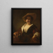 Mädchen mit einem Korb voller Gemüse - Antoine Pesne — gerahmtes Bild an der Wand