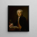 Portrait des Dr. Jean-Louis Baudelocque - Antoine Vestier — gerahmtes Bild an der Wand